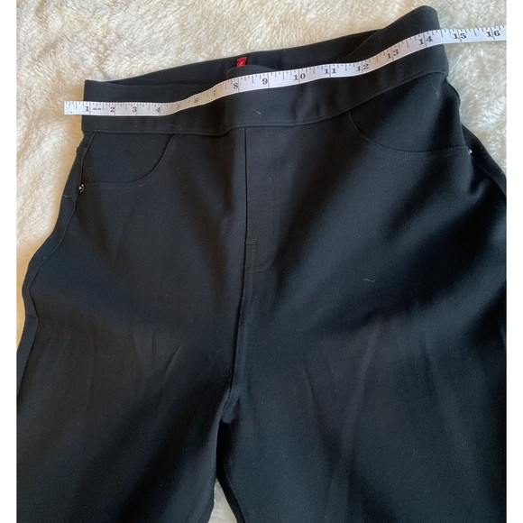 Spanx By Sara Blakely Ankle Leggings Black, Faux Front Pockets Size M. - Picture 5 of 7